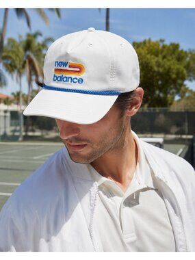 New Balance DNA Logo Grandpa Graphic Hat White One Size New